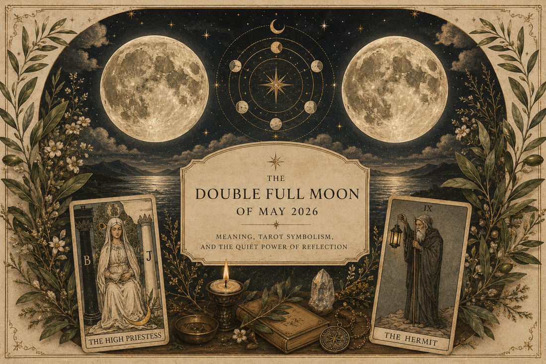 The Double Full Moon of May 2026: Meaning, Tarot Symbolism, and the Quiet Power of Reflection