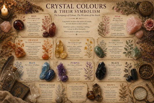 Crystal Colours and Their Symbolism: why certain stones speak to us