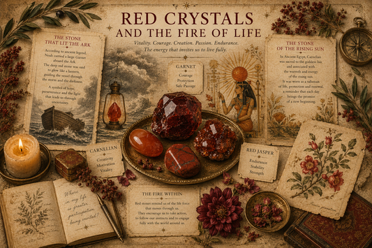 Red Crystals and the Fire of Life