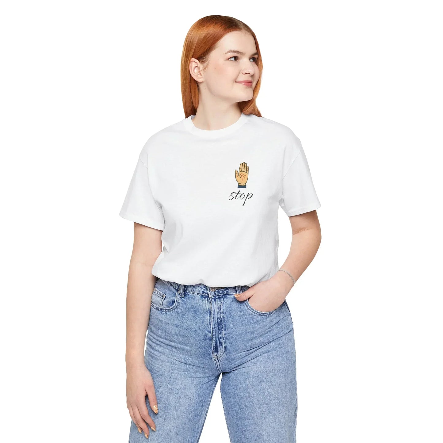 Hand Reading "Stop" T-Shirt - Palmistry Graphic Tee