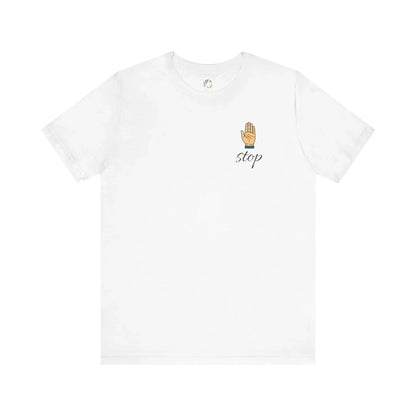 Hand Reading "Stop" T-Shirt - Palmistry Graphic Tee