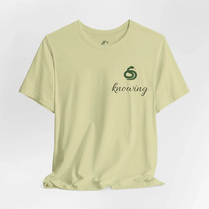 Serpent Knowing Tee - Mystical Snake Graphic T-Shirt