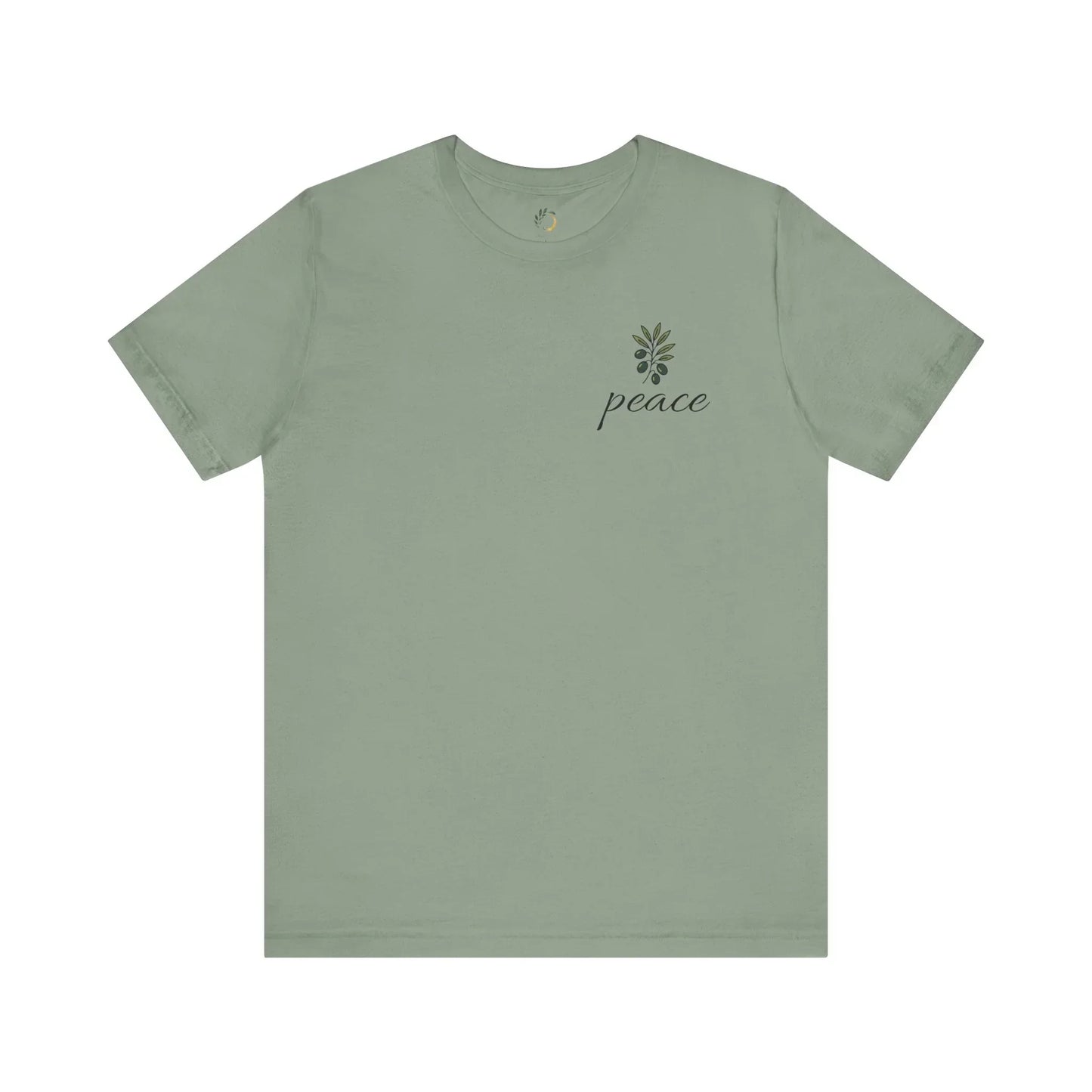 Olive Branch Peace T-Shirt - Tranquil Floral Tee