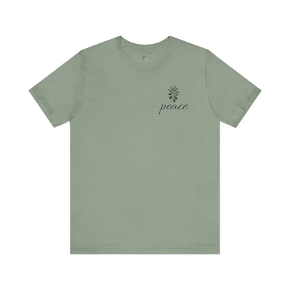 Olive Branch Peace T-Shirt - Tranquil Floral Tee