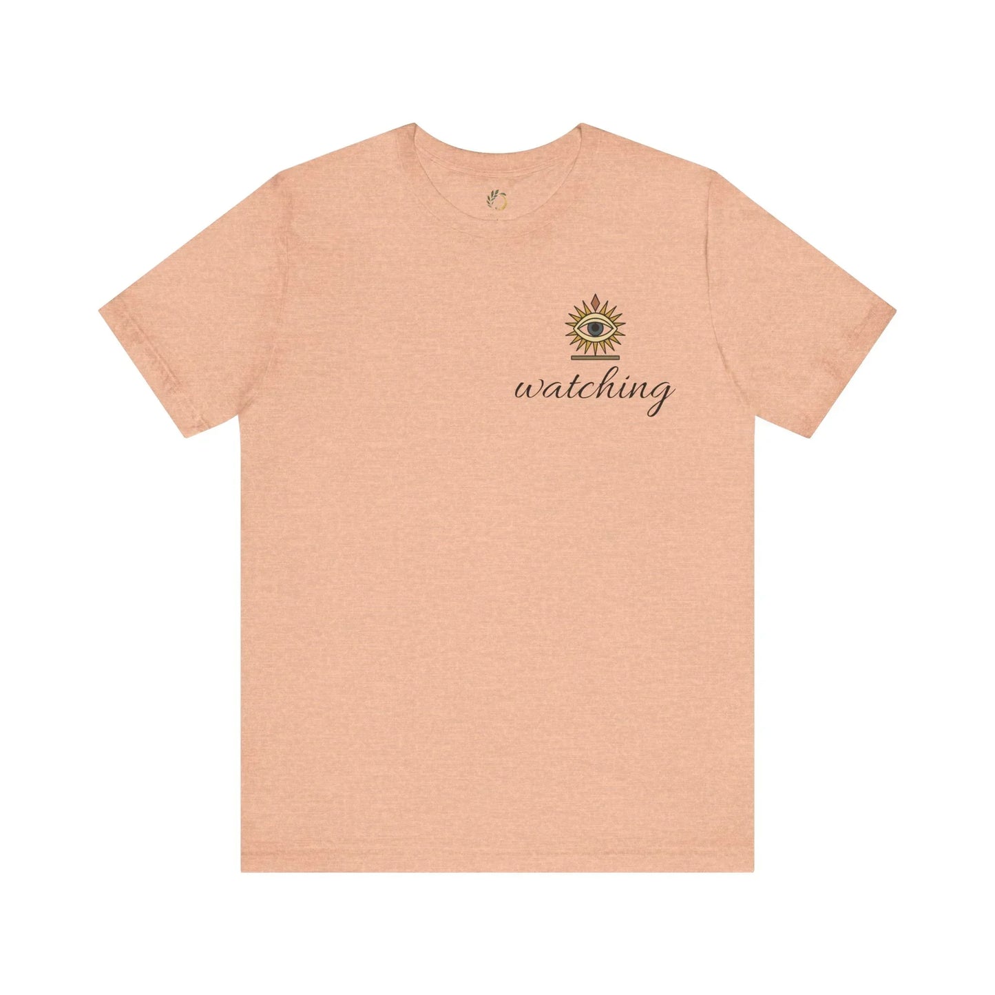 The Eye Watching T-Shirt - Graphic Tee with All-Seeing Eye Design