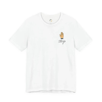 Hand Reading "Stop" T-Shirt - Palmistry Graphic Tee