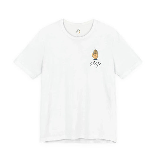 Hand Reading "Stop" T-Shirt - Palmistry Graphic Tee