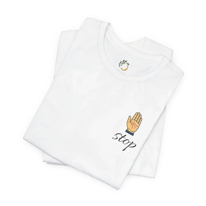 Hand Reading "Stop" T-Shirt - Palmistry Graphic Tee