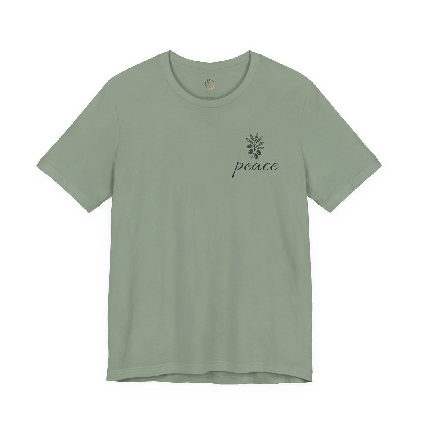 Olive Branch Peace T-Shirt - Tranquil Floral Tee