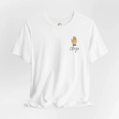 Hand Reading "Stop" T-Shirt - Palmistry Graphic Tee