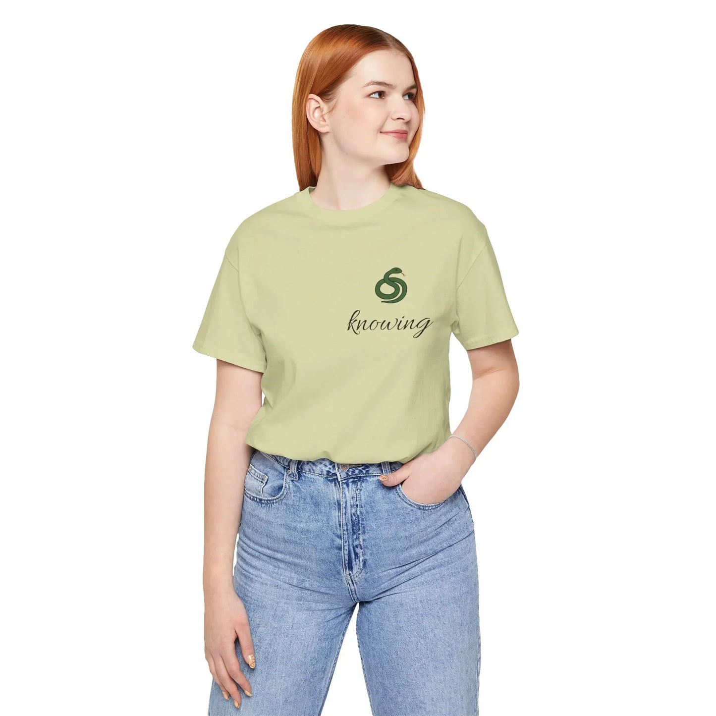 Serpent Knowing Tee - Mystical Snake Graphic T-Shirt